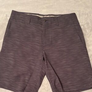 NWT Callaway Men's Gray Patterned Flat Front‎ Shorts